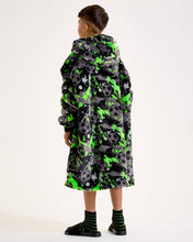 Load image into Gallery viewer, Snuggz Kids Original Football Graffiti Hooded Blanket
