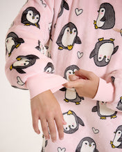 Load image into Gallery viewer, Snuggz Women Original - Penguin Hooded Blanket
