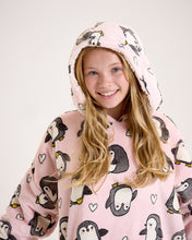 Load image into Gallery viewer, Snuggz Kids Original - Penguin Hooded Blanket
