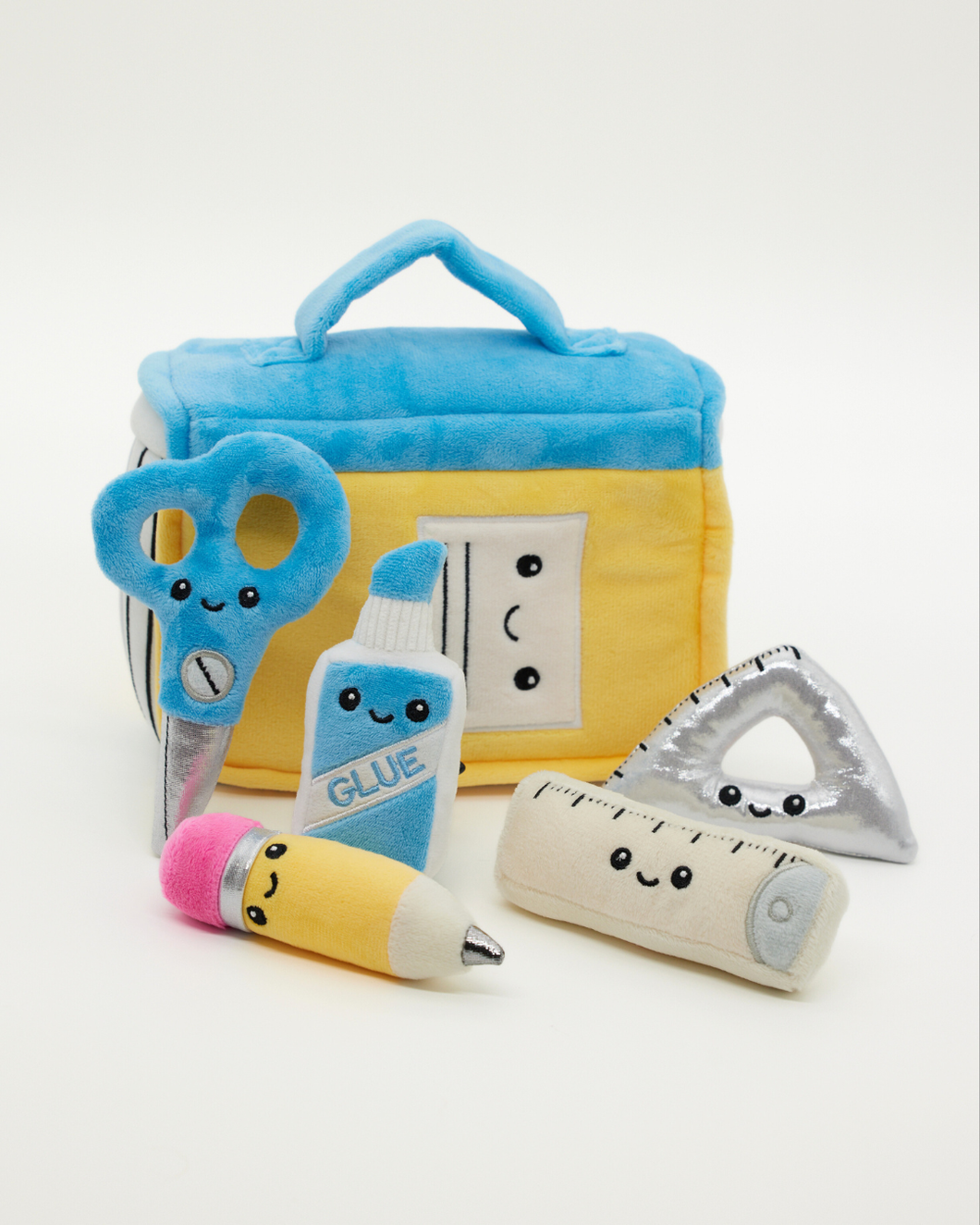 Snuggz Kids School Stationery Plush Playset - Interactive Toy