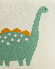 Load image into Gallery viewer, Snuggz Knitted Naughtysaurus Dinosaur Storage Basket - Large
