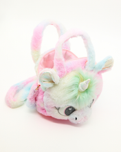 Load image into Gallery viewer, Snuggz Kids Plush Unicorn Handbag
