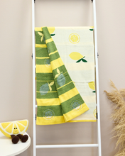 Load image into Gallery viewer, Snuggz Cotton Knitted Lemon Baby Blanket, 80 x 100 cm
