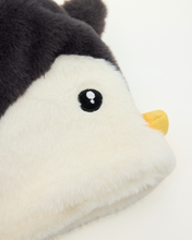 Load image into Gallery viewer, Snuggz Kids Oversized 3D Penguin Hat with Moving Ears
