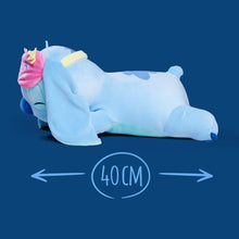 Load image into Gallery viewer, Disney Snuglets Wellbeing Stitch with Sleep Mask Disney Official Snuggz Licenced Weighted Plush Toy - Large Size
