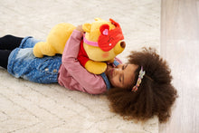 Load image into Gallery viewer, Disney Wellbeing Pooh with Sleep Mask Disney Official Snuggz Licenced Weighted Plush Toy - Large Size
