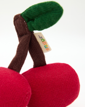 Load image into Gallery viewer, Snuggz Knitted Cherry Soft Toy - Small
