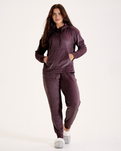 Load image into Gallery viewer, Snuggz Women Mulberry Velour Loungewear Set
