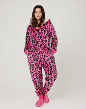 Load image into Gallery viewer, Snuggz Hot Pink Animal Kids Onesie
