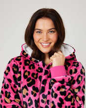 Load image into Gallery viewer, Snuggz Hot Pink Animal Kids Onesie
