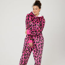Load image into Gallery viewer, Snuggz Hot Pink Animal Kids Onesie
