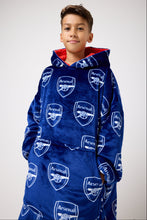Load image into Gallery viewer, Snuggz Original Adults Arsenal Football Hooded Blanket
