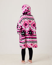 Load image into Gallery viewer, Snuggz Lite - Aztec Hooded Blanket for Kids
