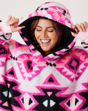 Load image into Gallery viewer, Snuggz Lite - Aztec Hooded Blanket for Kids
