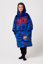 Load image into Gallery viewer, Snuggz Original Adults Barcelona Football Hooded Blanket
