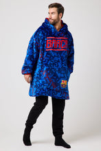 Load image into Gallery viewer, Snuggz Original Adults Barcelona Football Hooded Blanket
