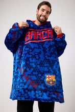 Load image into Gallery viewer, Snuggz Original Adults Barcelona Football Hooded Blanket
