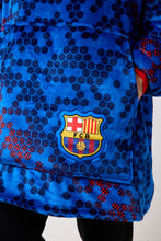 Load image into Gallery viewer, Snuggz Original Adults Barcelona Football Hooded Blanket
