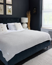 Load image into Gallery viewer, Snuggz Neutral Soft Feather Yarn Textured Blanket
