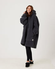 Load image into Gallery viewer, Snuggz Kids Original - Charcoal Hooded Blanket
