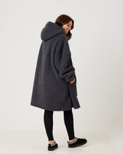 Load image into Gallery viewer, Snuggz Kids Original - Charcoal Hooded Blanket
