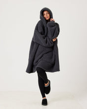 Load image into Gallery viewer, Snuggz Kids Original - Charcoal Hooded Blanket
