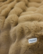 Load image into Gallery viewer, Snuggz Camel Faux Fur Blanket
