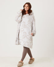 Load image into Gallery viewer, Snuggz Lite - Snow Leopard Hooded Blanket for Kids
