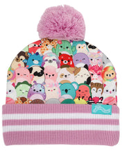Load image into Gallery viewer, Squishmallows Characters Snuggz Youth Beanie Winter Hat &amp; Gloves Combo
