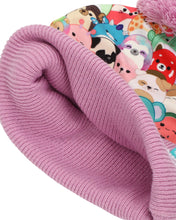 Load image into Gallery viewer, Squishmallows Characters Snuggz Youth Beanie Winter Hat &amp; Gloves Combo

