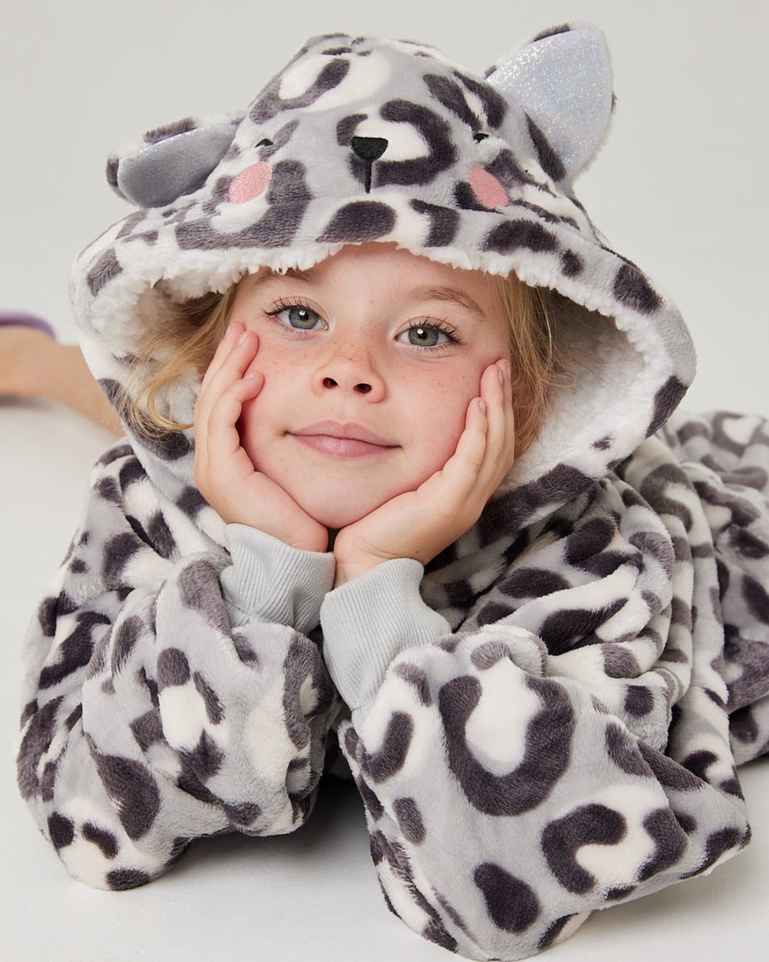 Snuggz Lite Cat Pocket Pal Hooded Blanket for Kids