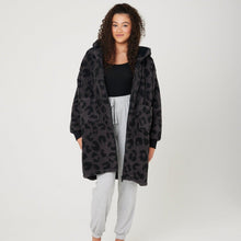 Load image into Gallery viewer, Snuggz Charcoal Animal Dressing Gown for Kids
