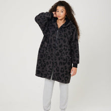 Load image into Gallery viewer, Snuggz Charcoal Animal Dressing Gown for Kids

