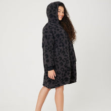 Load image into Gallery viewer, Snuggz Charcoal Animal Dressing Gown for Kids
