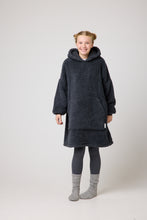Load image into Gallery viewer, Snuggz Kids Original - Charcoal Hooded Blanket
