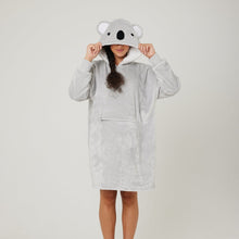 Load image into Gallery viewer, Snuggz Lite - Koala 2 in 1 Pocket Pal Hooded Blanket for Kids
