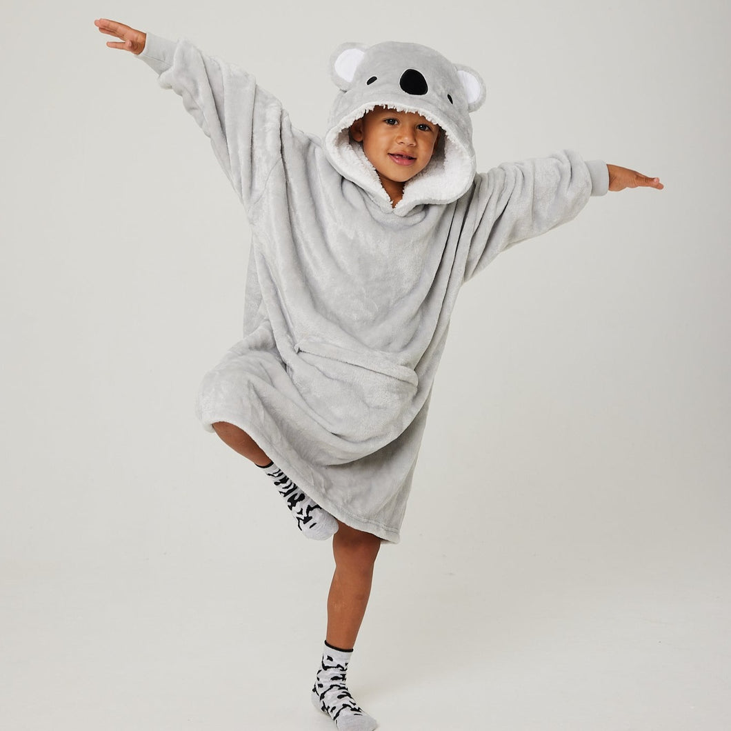 Snuggz Lite - Koala 2 in 1 Pocket Pal Hooded Blanket for Kids
