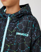Load image into Gallery viewer, Snuggz Blue Crackle Windrunner Jacket for Kids
