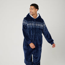 Load image into Gallery viewer, Snuggz Fairisle Adult Onesie
