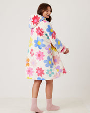 Load image into Gallery viewer, Snuggz Original - Adult Flower Power Hooded Blanket
