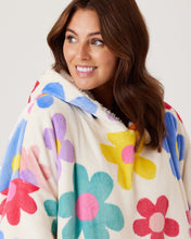 Load image into Gallery viewer, Snuggz Original - Flower Power Hooded Blanket for Kids

