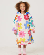 Load image into Gallery viewer, Snuggz Original - Flower Power Hooded Blanket for Kids
