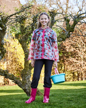 Load image into Gallery viewer, Snuggz Strawberry Transparent Rain Jacket for Kids
