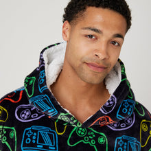 Load image into Gallery viewer, Snuggz Original - Gamer Adult Hooded Blanket
