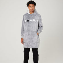 Load image into Gallery viewer, Snuggz Lite - Gamer Adult Hooded Blanket

