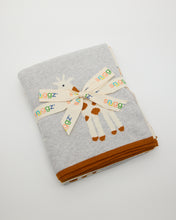 Load image into Gallery viewer, Snuggz Cotton Knitted Giraffe Baby Blanket, 80 x 100 cm
