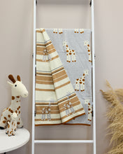 Load image into Gallery viewer, Snuggz Cotton Knitted Giraffe Baby Blanket, 80 x 100 cm
