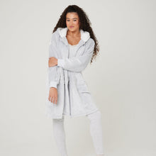 Load image into Gallery viewer, Snuggz Frosted Grey Dressing Gown for Kids
