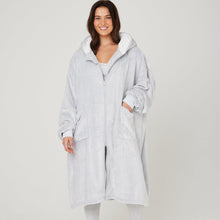 Load image into Gallery viewer, Snuggz Frosted Grey Adult Dressing Gown
