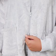Load image into Gallery viewer, Snuggz Frosted Grey Dressing Gown for Kids
